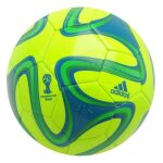 Ballon brazuca adidas glider t5 jaune et vert coupe du monde de football brésil Ballon brazuca adidas glider t5 jaune et vert coupe du monde de football brésil