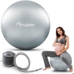 Ballon da�robic de grossesse - janshop - 65 cm - gris - ns - 951 - ergonomique - anti - �clatement - ...