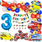 Ballons decoration anniversaire 3 an garcon transport thème enfant ballon nombre 3 ballon aluminium véhicules ... Ballons decoration anniversaire 3 an garcon transport thème enfant ballon nombre 3 ballon aluminium véhicules ...