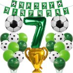 Ballon de football 7ème anniversaire ballon vert 7 ans garçon football anniversaire décoration 7 ans ... Ballon de football 7ème anniversaire ballon vert 7 ans garçon football anniversaire décoration 7 ans ...