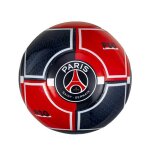 Ballon de football - paris saint germain - rouge / bleu - taille 5 - polyurthane - officiel