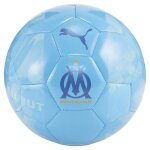 Ballon de football - puma - om avant - match 23 / 24 - bleu azur - taille 5 - durable