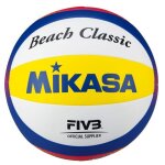 Ballon de volleyball - mikasa - beach bv552c - rplique officielle - panneaux cousus - 260 - 280g