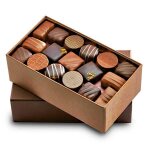 Ballotin premium de chocolats noirs et au lait - ballotin 510g