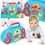 Bam bam musique premire radio radio pour enfants jouet interactif lumire led son 12m +