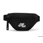 Sac banane - nike - air jordan - noir et orange - 100% polyester - ajustable