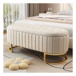 Banc coffre 120x40 cm repose - pieds rembourré avec espace de rangement banquette canapé coffre de rangement ... Banc coffre 120x40 cm repose - pieds rembourré avec espace de rangement banquette canapé coffre de rangement ...
