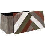 Banc coffre pliable patchwork ctel scott