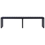 Banc de jardin - akozon - 180 cm - panneau ps - fer - 3 personnes Banc de jardin - akozon - 180 cm - panneau ps - fer - 3 personnes