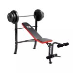 Banc marcy pm2084 + jeu de disques 45 kg - poids maximal de l?utilisateur 135 kg