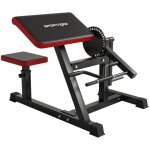Banc de musculation pour biceps - sportnow - 2 - en - 1 - hauteur assise rglable 5 niveaux - support ...