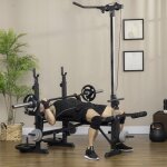 Banc de musculation complet multifonction avec dossier r�glable banc developper coucher � plat ou inclin� ...