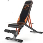 Banc de musculation avec cordon de serrage banc dentra�nement inclin� pliable dossier en 8 positions ...