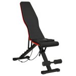 Banc de musculation - homcom - pliable - dossier r�glable 6 niveaux assise ajutable 4 niveaux - dossier ...