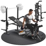 Banc de musculation - non spcifi - pliable - rglable en 4 positions - support haltres longs