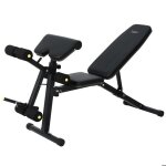Banc de musculation - novonova - r�glable multifonction - acier robuste - si�ge inclinable - noir