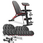 Banc de musculation réglable hs - 1035 hop - sport set d?haltères 66 kg disques de poids barres curl ... Banc de musculation réglable hs - 1035 hop - sport set d?haltères 66 kg disques de poids barres curl ...