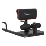Banc de musculation squat trainer 3 - en - 1 r�glable 120kg acier noir abdo - jambes entra�nement efficace ...