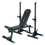 Banc de musculation thunder� set - woxic - presa r�glable avec supports pour halt�res stable compact ...
