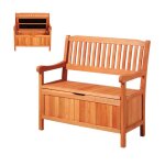 Banc de rangement extérieur en bois - vevor - coffre de jardin - 125 l - banc de terrasse 2 en 1 - avec ... Banc de rangement extérieur en bois - vevor - coffre de jardin - 125 l - banc de terrasse 2 en 1 - avec ...