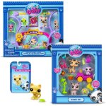 Bandai - littlest - 2 coffrets : safari & pets got talent et 1 figurine petit chat jaune) - mini figurines ...