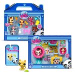Bandai - littlest - ferme & fun factory et 1 figurine suppl�mentaire (petit chat jaune) - mini figurines ...
