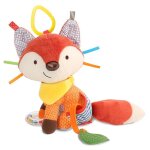 Bandana buddies jouet dactivit et de dentition pour bb avec hochet multisensoriel et textures dino ...