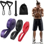 Bande de fitness pull - up set 7pcs bande �lastique de r�sistance bandes dexercice durable pour fitness ...