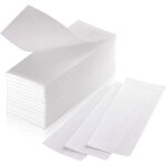 Bandes non tisses pour cire chaude et pte  sucre ? 150 bandes dpilatoires en polyester indchirable ...