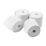 Bandes pl�tr�es 8cm x 3m - pl�tre � moulages / etui de bandes pl�tr�es / 4 bandes 8 cm x 3 m