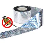 Bande reflechissante anti oiseaux 4. 8cm * 110m anti pigeons pour balcon bande r�pulsive anti oiseaux ...