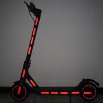 Bande rflchissante autocollante pour xiaomi m365 trottinette lectrique - rouge - keeper