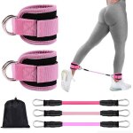 Bandes de r�sistance pour chevilles sangle cheville musculation poulie sangle de cheville r�glable accessoi ...