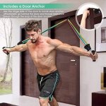 Bandes de resistance elastiques musculation set fitness exercice bandes kit pour fitness yoga gym entraînement ... Bandes de resistance elastiques musculation set fitness exercice bandes kit pour fitness yoga gym entraînement ...