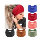 Bandeau cheveux femme - headband - 6 pices - lastique - design tendance - confort optimal