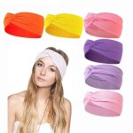 Bandeau bandeau femme simple uni mode lastique rsistant  la transpiration 6 pices accessoires pour ...