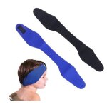 Bandeau de natation enfant lot de 2 bouchon oreille en noprne - blanc - ajustable