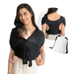 Bandeau peau � peau pour nouveau - n�s porte bebe naissance coton respirant �charpe de portage b�b� facile ...