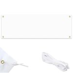 Banderole personnalise 300x50cm bannires blanchegrandes bannires vierges blanche polyester banniere ...