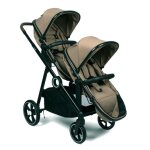 Baninni luiz xl poussette double taupe ? solution innovante avec si�ges convertibles extra spacieux de ...
