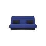 Banquette convertible clic clac cecilia - relaxima - couchage 130 x 190 rangement int�gr� pearl marine ...