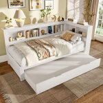 Banquette - lit 90 x 200 cm convertible banquette - lit gigogne avec prise de courant et 2 ports usb ... Banquette - lit 90 x 200 cm convertible banquette - lit gigogne avec prise de courant et 2 ports usb ...