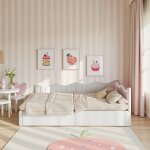 Banquette lit coffre 90x200 en velours teddy tête de lit avec led multicolore cadre de lit simple pour ... Banquette lit coffre 90x200 en velours teddy tête de lit avec led multicolore cadre de lit simple pour ...