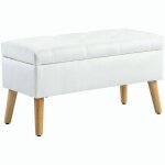 Neuf banquette avec rangement banquette rembourre avec couvercle canap - lit en velours pour couloir ...