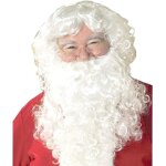 Barbe de santa barbe de pere noel perruque pere noel luxe naturel complte et multicouche ensemble de ...