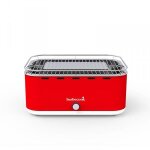 Barbecue de table - barbecook - carlo - rouge - 38. 5x28. 5 cm - 4 piles aa non incluses