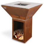 Barbecue brasero plancha acier corten colorado clementi Barbecue brasero plancha acier corten colorado clementi