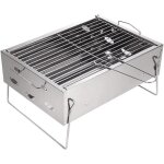 Barbecue à charbon de bois pliable mini barbecue portable en acier inoxydable léger cuisson en plein ... Barbecue à charbon de bois pliable mini barbecue portable en acier inoxydable léger cuisson en plein ...