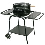 Barbecue � charbon - master grill & party - mg906 - 465 cm - 2 �tag�res - acier �maill�