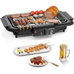 Barbecue �lectrique double tube 2000w gril sans fum�e barbecue int�rieur / ext�rieur d�montable portable ...